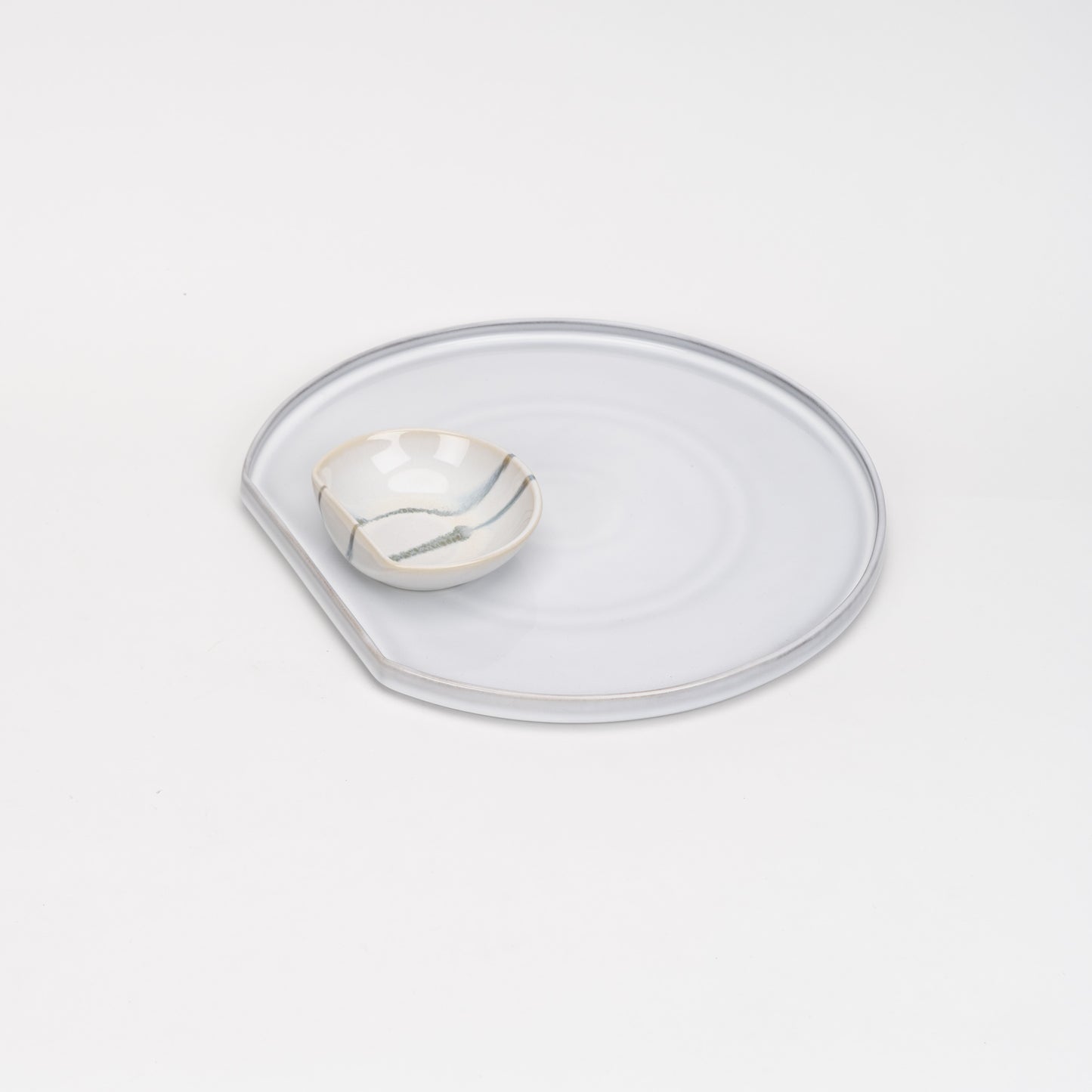 Stone Grey - 30cm flat platter