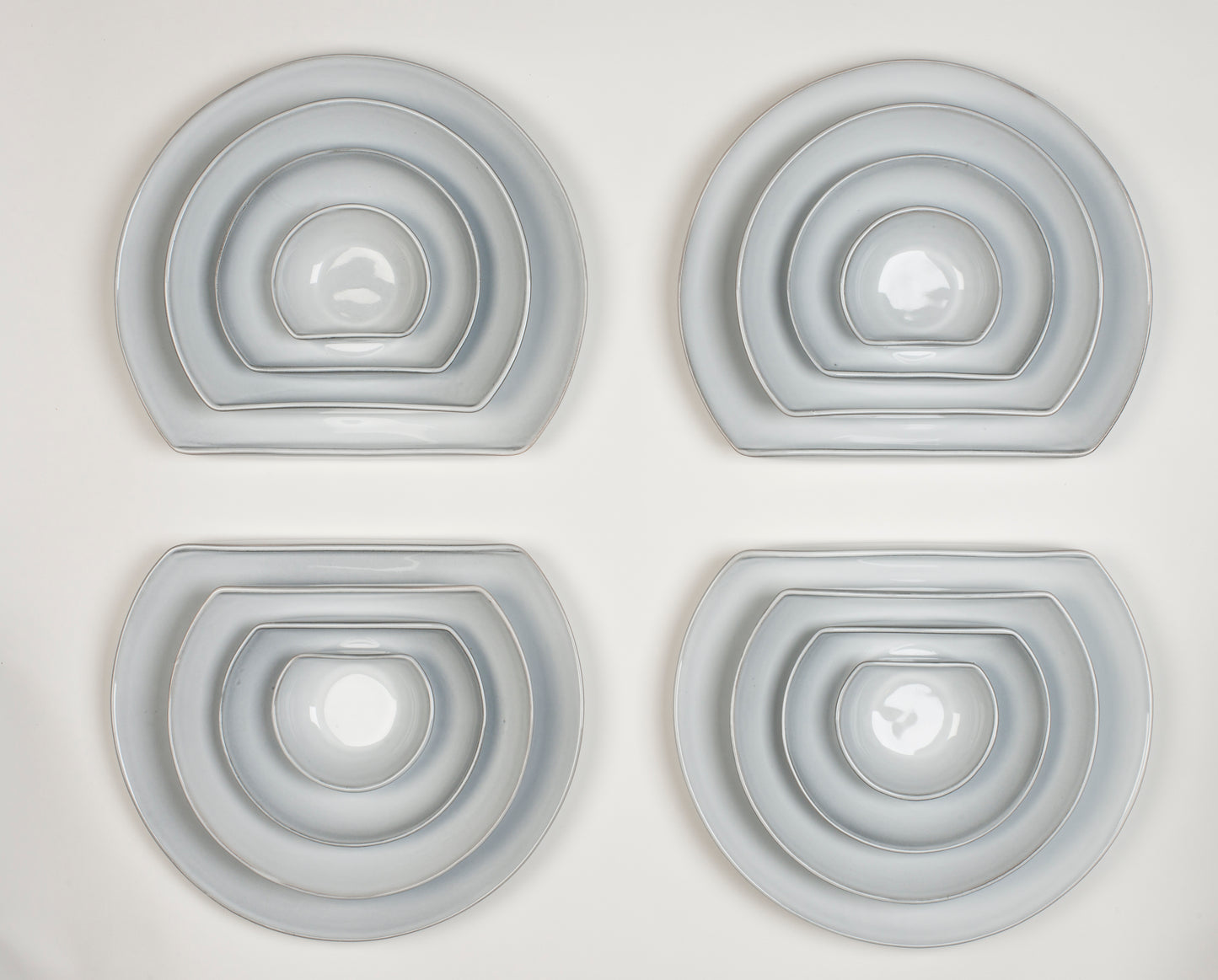 Stone Grey - Set of 16