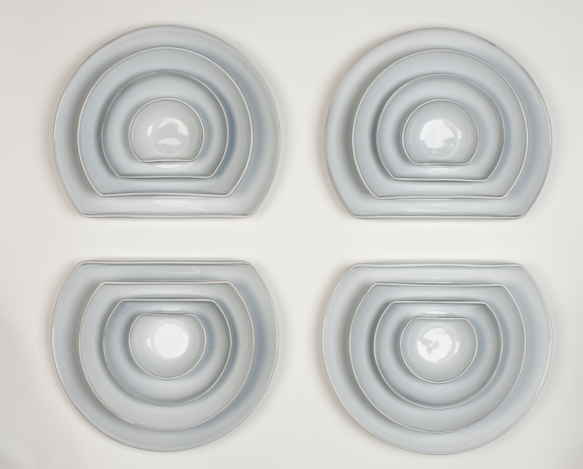 Stone Grey - Set of 16