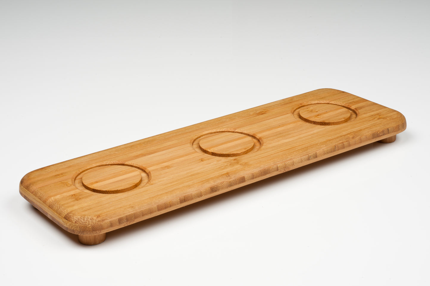 Italian server bamboo olive