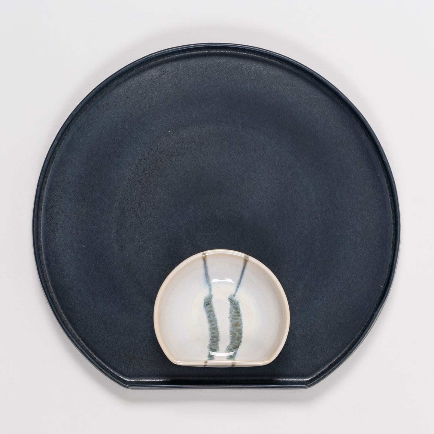 Black Reactive - 30cm flat platter