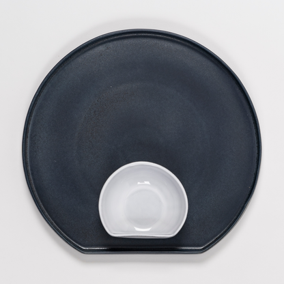 Black Reactive - 30cm flat platter
