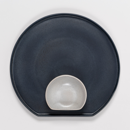 Black Reactive - 30cm flat platter