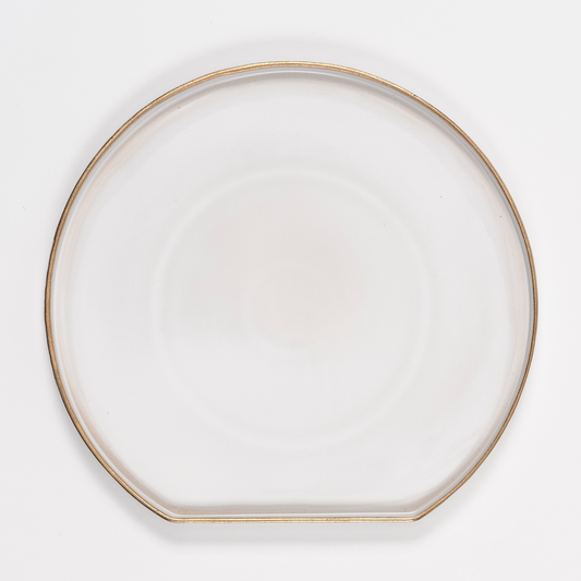 Ivory & Gold Dinner Plates