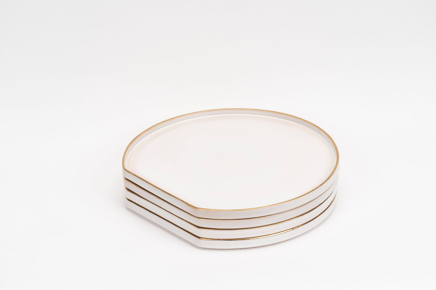 Ivory & Gold Dinner Plates