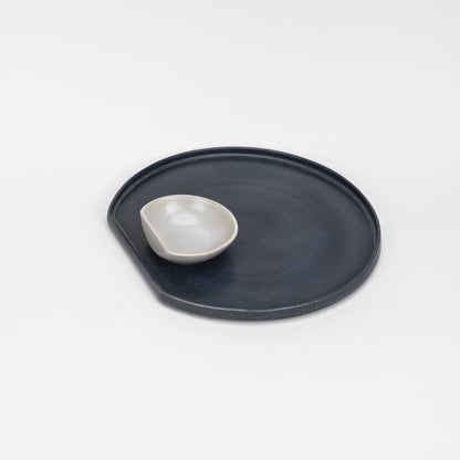 Black Reactive - 30cm flat platter