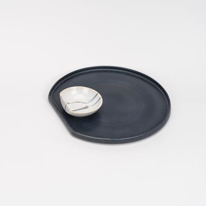 Black Reactive - 30cm flat platter