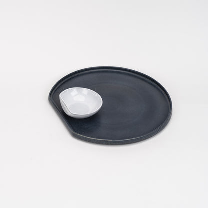 Black Reactive - 30cm flat platter