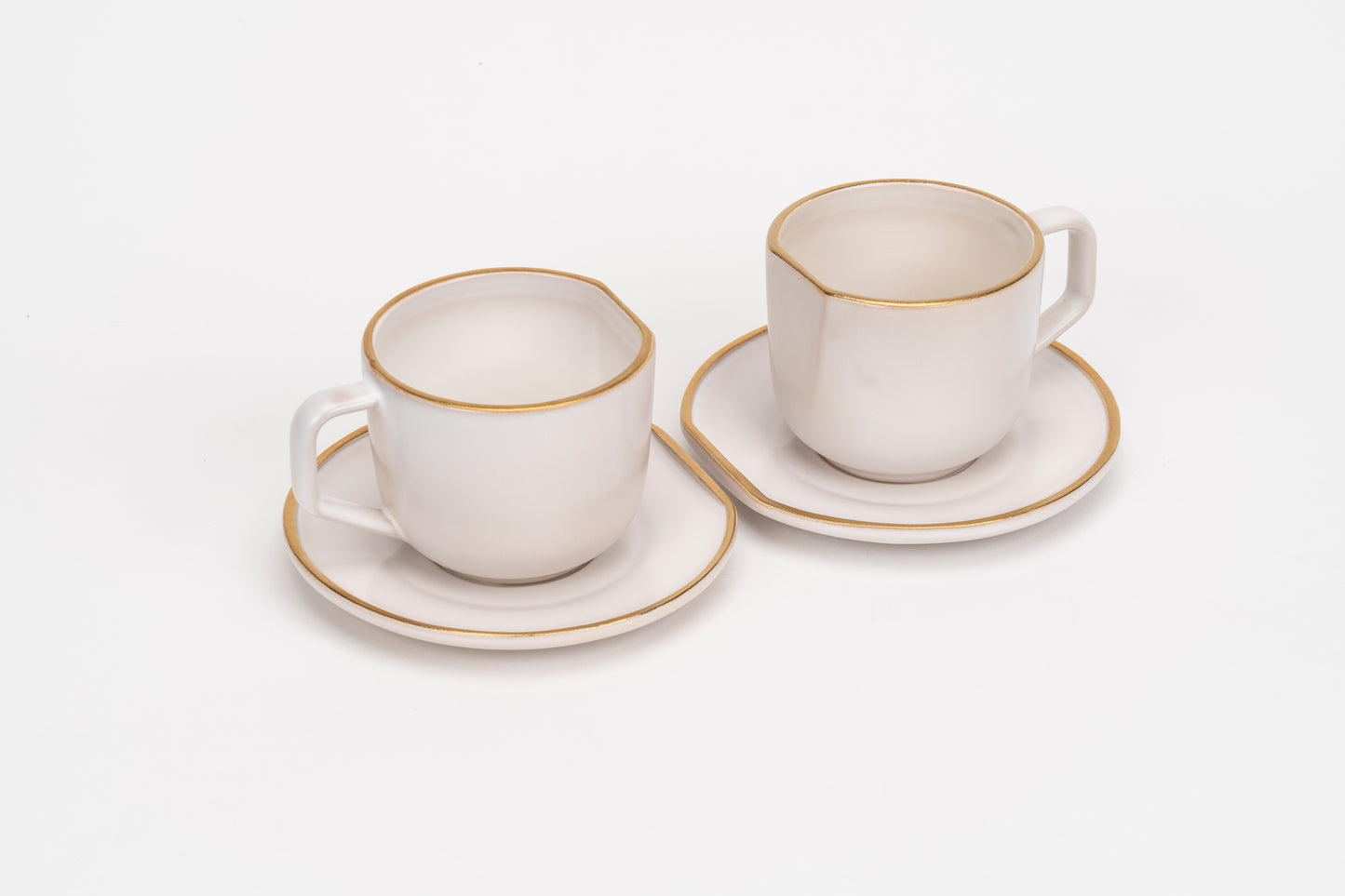 Ivory & Gold Cappuccino Cup - 400ml