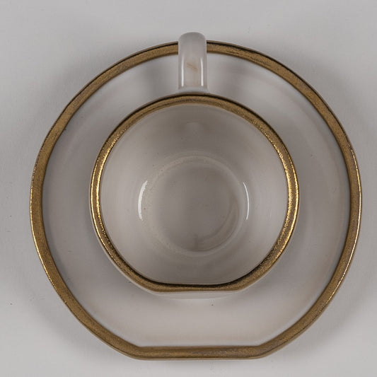 Ivory & Gold Espresso Cup - 160ml