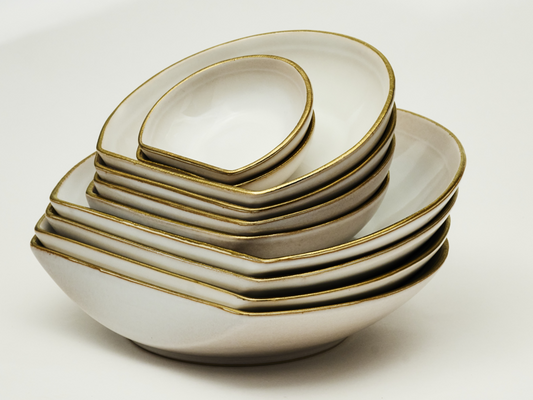 Ivory & Gold - Set of 10
