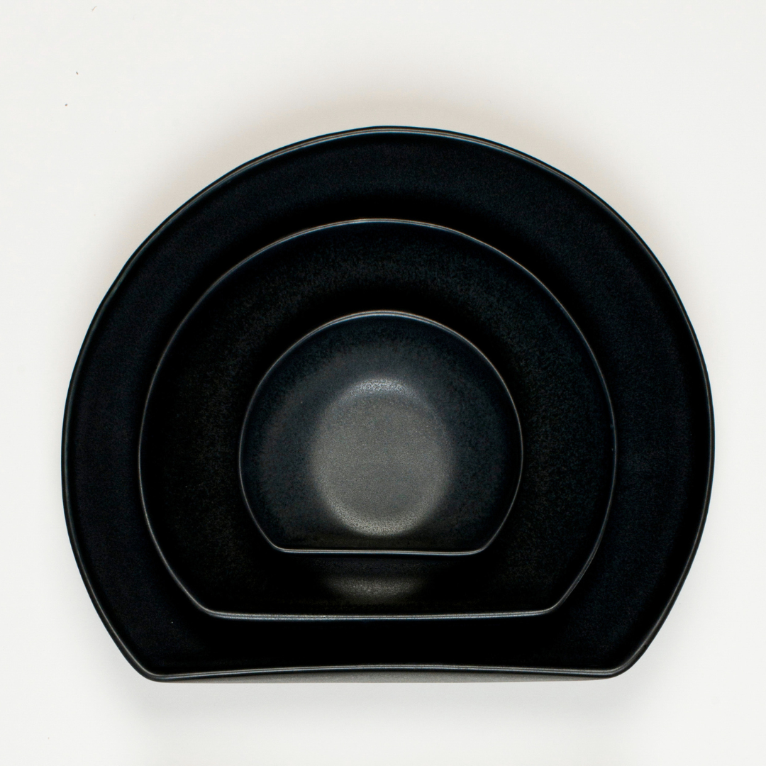 Individual Black Reactive Bowls