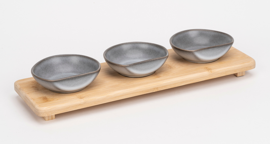 Italian server bamboo Graphite